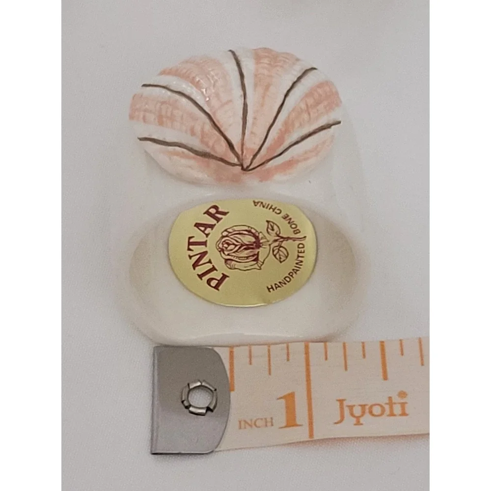 Vintage Shell Napkin Rings Set 7 Hand Painted Bone China Pintar Bloomingdale's